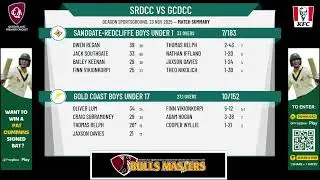 Sandgate-Redcliffe Boys Under 17 v Gold Coast Boys Under 17