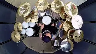 36 PRINCE - GOLD - DRUM COVER