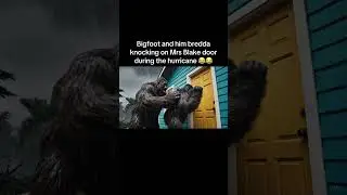 Бигфут и его Бредда стучат в дверь миссис Блейк во время урагана 😂😂 #смешно #тренд #шорты