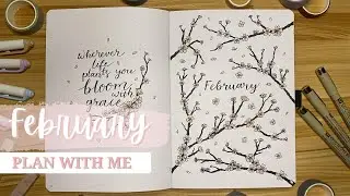 February Bullet Journal Weekly Spread | Pens & Pages