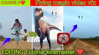Flying Vfx Magic Editing Tutorial kinemaster |how flying Editing Tutorial MUZAMIL BhaiPakvilog