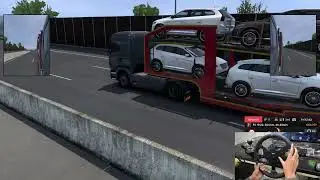 Euro Tuck Simulater || steering wheel gameplay ||