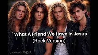 What a Friend We Have in Jesus | 90s Rock Hair Metal Christian Worship Anthem