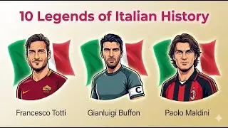 ⚽ Top 10 Legendary Italian Footballers