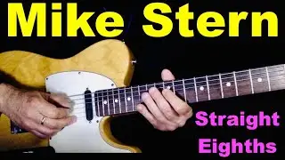 Mike Stern Straight Eighths 🎸 #mikestern#jazzfusion#jazzguitar#ultimateplayalong#straighteighths