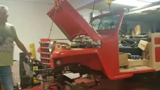 51 Willys wagon YJ leaf spring conversion