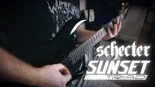 TRIPLE COIL FOR DOWNTUNED CHUGS - Schecter Sunset Triad 6 Pop Punk/Easycore Playthrough