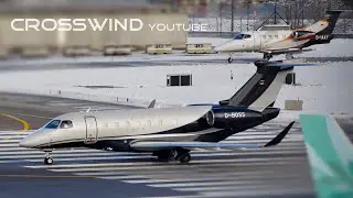 Embraer Executive Jets SPECIAL | WEF TRAFFIC JAN 2024 Z&uuml;rich Airport #E35L #E550 #E50P #E55P