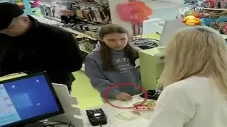 Little girl made a help hand sign, that saved her life