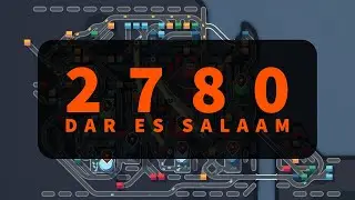 Mini Motorways 2780 high score Dar es Salaam (full gameplay)