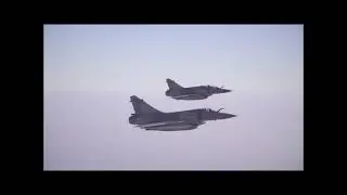 Indian Mirage 2000I/TI during Indo-French exercise 'Desert Knight 21'