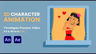 2D ANIMATION TIMELAPSE | How I Animate A Character