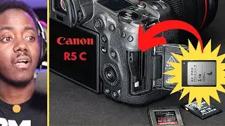 FIRST TIME PUTTING IN AN ANGELBIRD MEMORY CARD INTO CANON R5 C #shorts