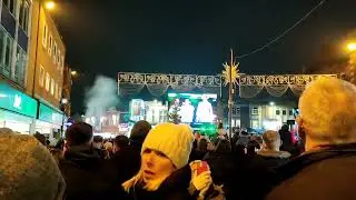Our first Christmas light switch on event in the UK/ Loughborough 2023/ vlogmas