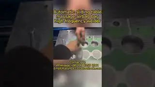 Automatic sliding table massage airbag bag high frequency welding machine