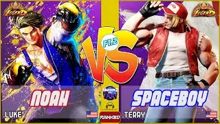 4k SF6 REPLAY 💥💥 noahtheprodigy (luke) VS ImSpaceBoy (terry) 💥💥 High level gameplay