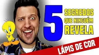 5 SEGREDOS: Pinte com lápis de cor como um profissional!