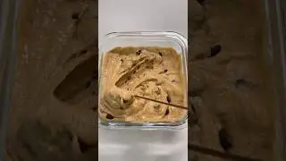 High Protein Cookie Dough Dip 🍎🥕 #easyrecipes #healthyrecipes