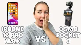 Osmo Pocket 3 vs iPhone 12 Pro Max for Vlogging. Camera + Mic Comparison in Real Life!