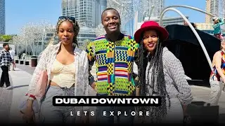 EXPLORING DUBAI DOWN TOWN | AMAZING BURJ KHALIFA VIEW AND WINGS OF MEXICO