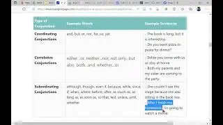 INTENSIVE MASTERCLASS: ALL ABOUT CONJUNCTIONS