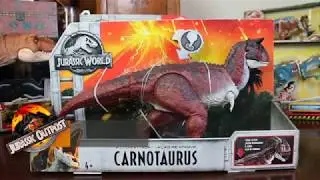 Mattel Jurassic World Fallen Kingdom Action Attack Carnotaurus Review!