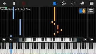 How to play Soch Na Sake-Airlift on Piano 🎹 (Both hands)
