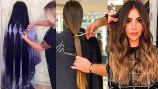 New Haircuts From Long To Short | Extreme Hair Transformations Tutorial Compilation 2020