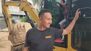 รถขุดเล็ก CAT303.5 งานดีเหมารายวันซั่วโมง นิกกี้สายจกสุรินทร์  ทีมงานมาตรฐาน