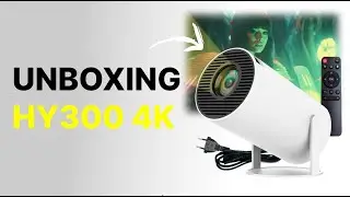 Unboxing Projetor Pholex HY300 4K | Android Smart WiFi Full HD Branco