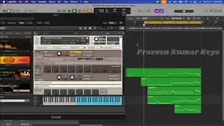 Indian flute Kontakt # Praveen Kumar Keys # logic pro # Mainstage 3