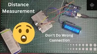 Distance Measurement Using Arduino | HC-SR04 Distance Sensor Project || #advanceproject #arduino ||