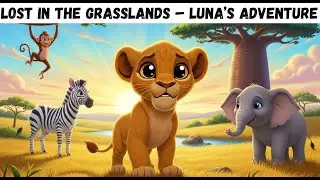 Luna the Lost Lion Cub Story | Kids Adventure & Friendship Story