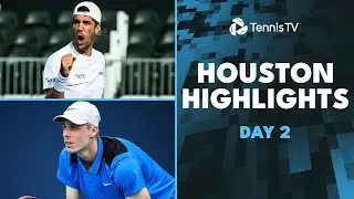 Shapovalov Battles Giron; Kokkinakis, Paire & Thompson Feature | Houston 2024 Highlights Day 2