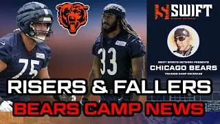 Chicago Bears Training Camp STOCK UP STOCK DOWN Risers and Fallers standout players