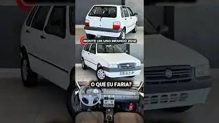 MONTE UM FIAT UNO BRANCO #fiatuno