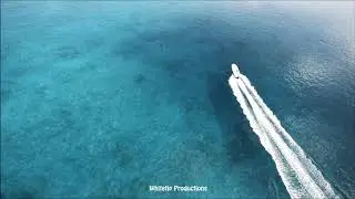 Amazing drone footage. Drone chasing boat and aerial shots. Bahamas