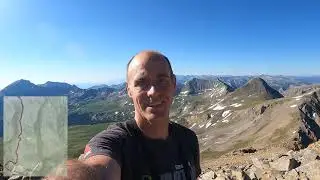 Missouri Mountain, Mount Oxford, and Mount Belford Time Lapse Hike 8 July 2021
