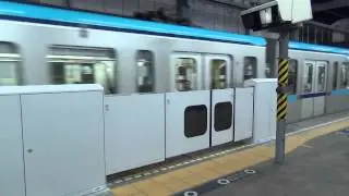 [FHD]妙典駅のホームドア(20150524) Plathome Door of Myoden Station