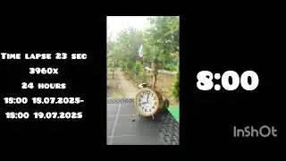 24 hours clock time lapse