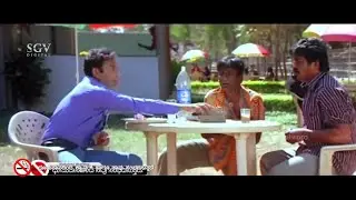 Sharan Gives Money to Friend and Takes Back Comedy Scene | Ullasa Utsaha Kannada Movie