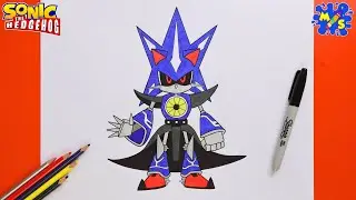 How to Draw Neo Metal Sonic