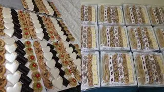 كيفاش وجدت جوج طلبيات كبيرة لنفس اليوم، تنظيم الوقت تحضيرات مسبقة، تحضير بقلاوة سهلة وحلويات أخرى 💪💪
