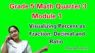 Visualizing Percent as Fraction, Decimal and Ratio|Math 5 Quarter 3 Module 1 #maths #mathematics