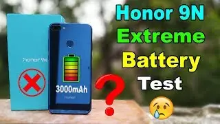 Honor 9N Extreme Battery Drain Test | Charging Time | 100- 0% Discharge | Heavy Use | Screen on Time