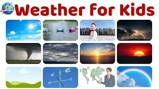 Weather Words for Kids | Learn About Sunny, Rainy, Cloudy & More!#WeatherForKids #KidsLearning