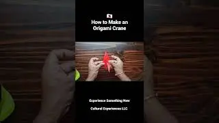🇯🇵 How to Make an Origami Crane   #shorts #origami #culture #japanese #art