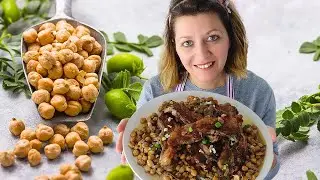 Медовая панчетта с нутом, приготовленная в скорлупе | Воскресный обед!