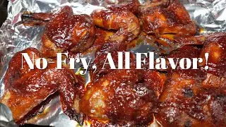 No-Fry BBQ Chicken Wings in Oven | Easy Baked Dinner Recipe