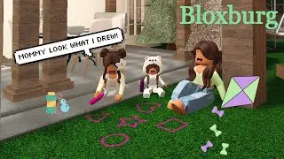 NEW HOME BACKYARD SURPRISE! - Bloxburg Family Roleplay
